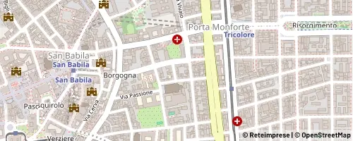 Mappa Milan