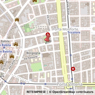 Mappa Via Pietro Mascagni, 20, 20122 Milano, Milano (Lombardia)