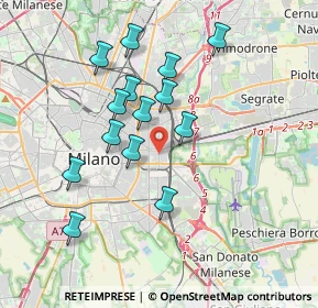 Mappa Via Lomellina, 20100 Milano MI, Italia (3.35929)