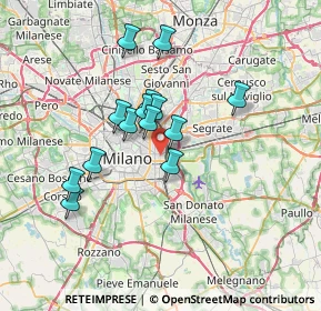 Mappa Via Lomellina, 20100 Milano MI, Italia (5.68071)