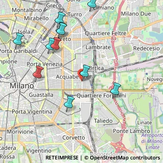 Mappa Via Lomellina, 20100 Milano MI, Italia (2.38364)