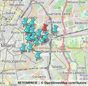 Mappa Via Lomellina, 20100 Milano MI, Italia (1.30375)