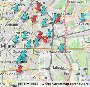 Mappa Via Lomellina, 20100 Milano MI, Italia (2.1735)