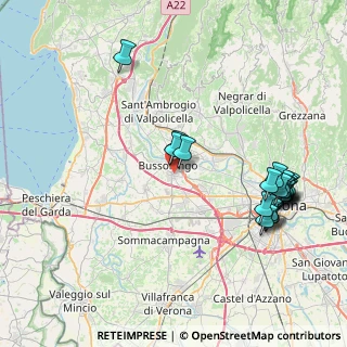 Mappa 37012 Bussolengo VR, Italia (9.1995)