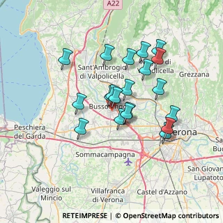 Mappa 37012 Bussolengo VR, Italia (5.9185)