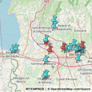 Mappa 37012 Bussolengo VR, Italia (9.7625)