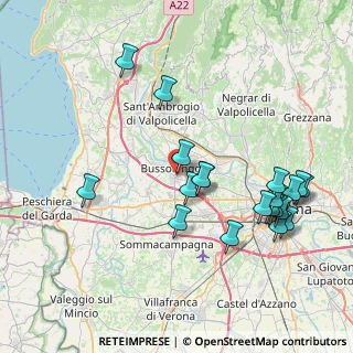 Mappa 37012 Bussolengo VR, Italia (8.4675)