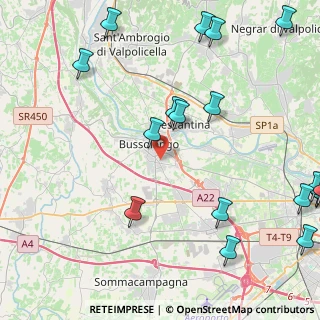 Mappa 37012 Bussolengo VR, Italia (6.4505)