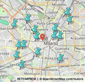 Mappa Corso Giuseppe Garibaldi, 20121 Milano MI, Italia (2.08067)
