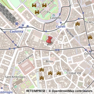 Mappa Corso Giuseppe Garibaldi, 59, 20121 Milano, Milano (Lombardia)
