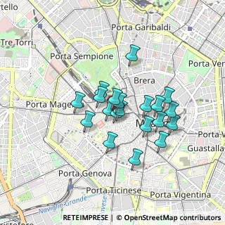 Mappa Corso Giuseppe Garibaldi, 20121 Milano MI, Italia (0.655)