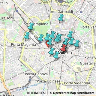 Mappa Via Giuseppe Brentano, 20121 Milano MI, Italia (0.6775)
