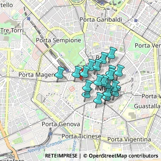 Mappa Corso Giuseppe Garibaldi, 20121 Milano MI, Italia (0.6405)