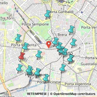Mappa Corso Giuseppe Garibaldi, 20121 Milano MI, Italia (1.14)