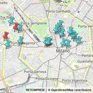 Mappa Via Giuseppe Brentano, 20121 Milano MI, Italia (1.058)