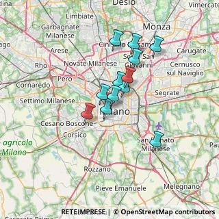 Mappa Via Giuseppe Brentano, 20121 Milano MI, Italia (5.27583)