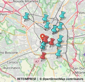 Mappa Corso Giuseppe Garibaldi, 20121 Milano MI, Italia (2.85533)