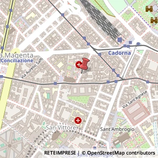 Mappa Via Caradosso,  8, 20123 Milano, Milano (Lombardia)