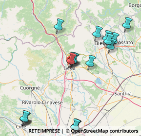 Mappa Corso Re Umberto, 10015 Ivrea TO, Italia (21.1455)