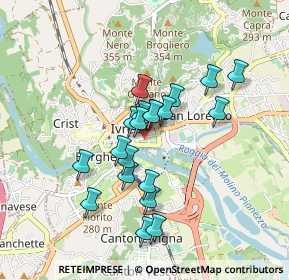 Mappa Corso Re Umberto, 10015 Ivrea TO, Italia (0.71)