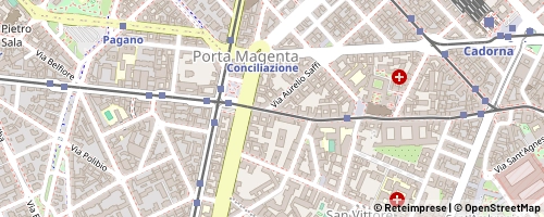 Mappa Milan