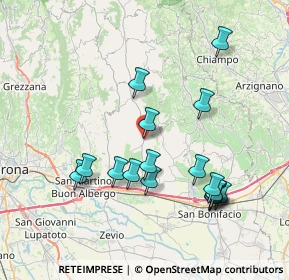 Mappa Viale Rimembranza, 37031 Illasi VR, Italia (7.74294)