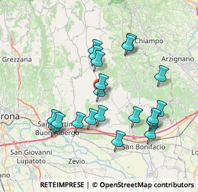 Mappa Viale Rimembranza, 37031 Illasi VR, Italia (7.0945)