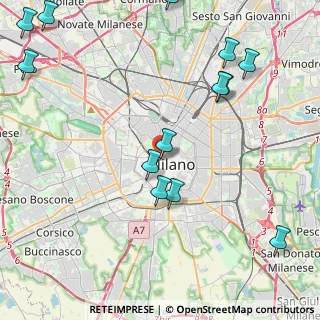 Mappa Piazza Santi Pietro e Lino, 20121 Milano MI, Italia (5.66571)