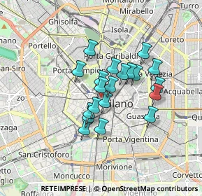 Mappa Vicolo S. Giovanni Sul Muro, 20121 Milano MI, Italia (1.2435)