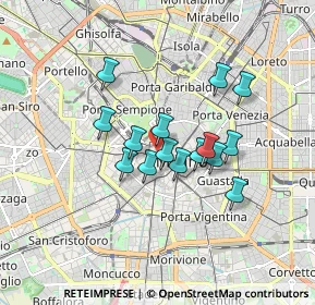 Mappa Vicolo S. Giovanni Sul Muro, 20121 Milano MI, Italia (1.296)
