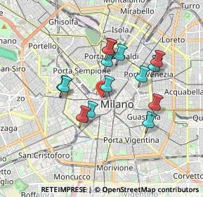 Mappa Vicolo S. Giovanni Sul Muro, 20121 Milano MI, Italia (1.49357)