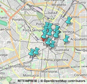 Mappa Piazza Santi Pietro e Lino, 20121 Milano MI, Italia (1.12133)
