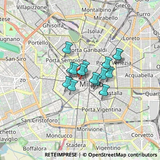 Mappa Vicolo S. Giovanni Sul Muro, 20121 Milano MI, Italia (1.07067)