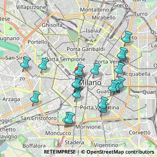 Mappa Piazza Santi Pietro e Lino, 20121 Milano MI, Italia (2.01842)