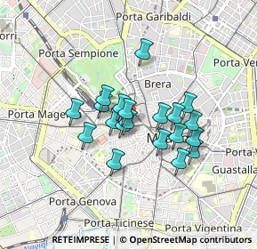 Mappa Piazza Santi Pietro e Lino, 20121 Milano MI, Italia (0.6415)