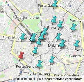 Mappa Piazza Santi Pietro e Lino, 20121 Milano MI, Italia (0.836)