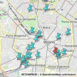 Mappa Piazza Santi Pietro e Lino, 20121 Milano MI, Italia (1.243)