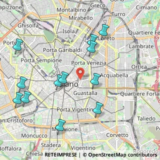 Mappa Via Borgogna, 20123 Milano MI, Italia (2.36167)