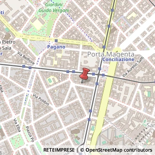 Mappa Via Emilio Motta, 6, 20144 Milano, Milano (Lombardia)