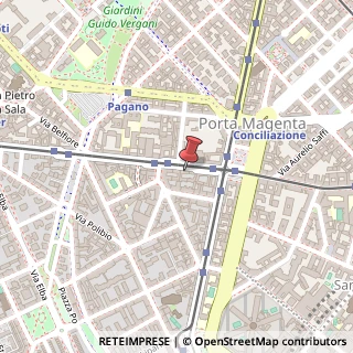Mappa Corso Vercelli, 9, 20145 Milano, Milano (Lombardia)
