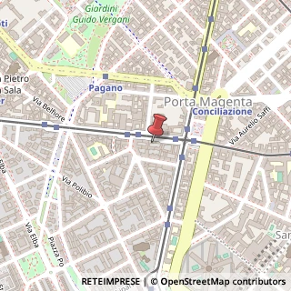 Mappa Corso Vercelli, 9, 20144 Milano, Milano (Lombardia)