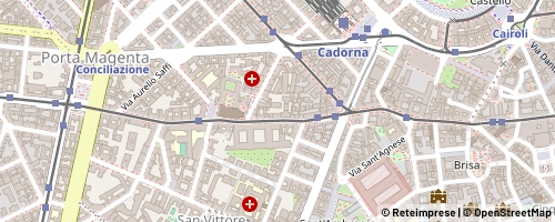 Mappa Milão