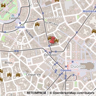 Mappa Via Broletto, 16, 20121 Milano, Milano (Lombardia)
