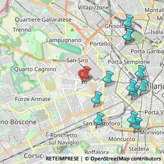Mappa Via Giovanni Battista Moroni, 20148 Milano MI, Italia (2.57231)