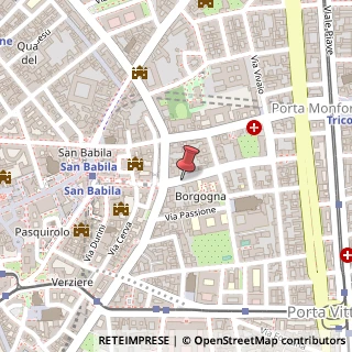 Mappa Via Pietro Mascagni, 5, 20122 Milano, Milano (Lombardia)