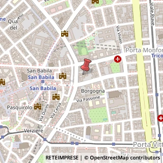 Mappa Via Uberto Visconti di Modrone, 32, 20122 Milano, Milano (Lombardia)