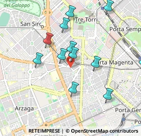 Mappa Via Luigi Sacco, 20149 Milano MI, Italia (0.95167)