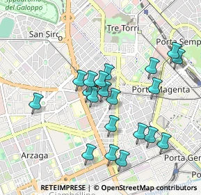 Mappa Via Luigi Sacco, 20149 Milano MI, Italia (0.8725)