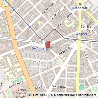 Mappa Piazza Ernesto de Angeli, 3, 20146 Milano, Milano (Lombardia)