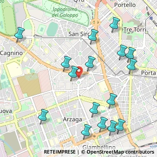 Mappa Viale Aretusa, 20147 Milano MI, Italia (1.27063)